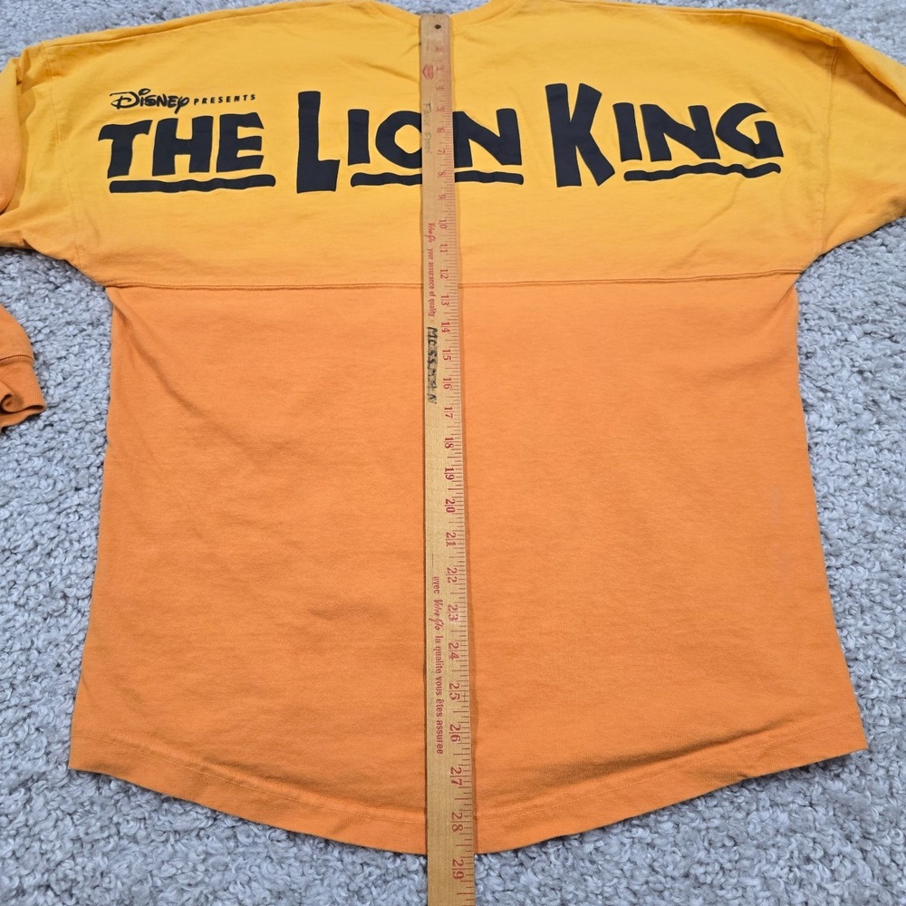Disney Spirit Jersey Lion King Small Orange Ombre Puff Print Musical Broadway - Picture 7 of 10
